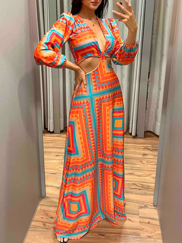 Vestido Maldivas Laranja