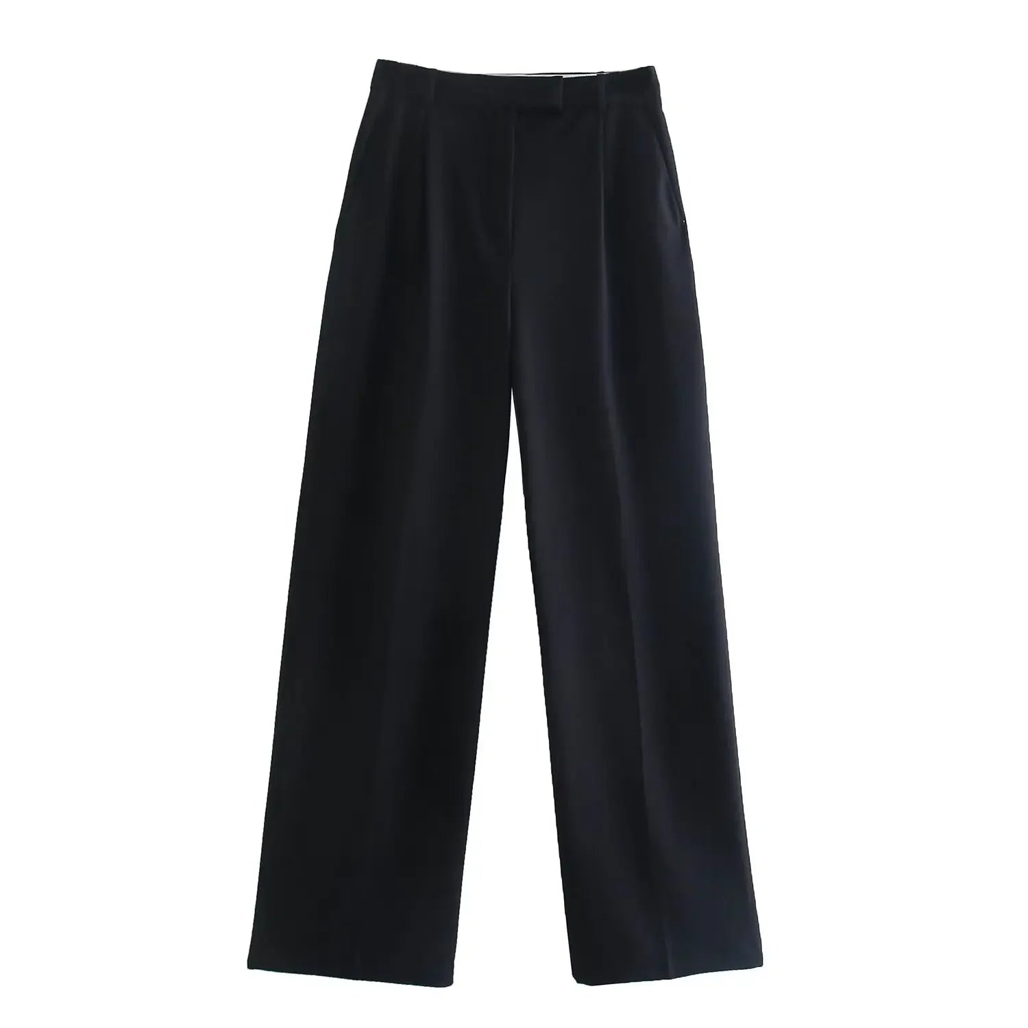 Calça Pantalona Alfaiataria Cinza