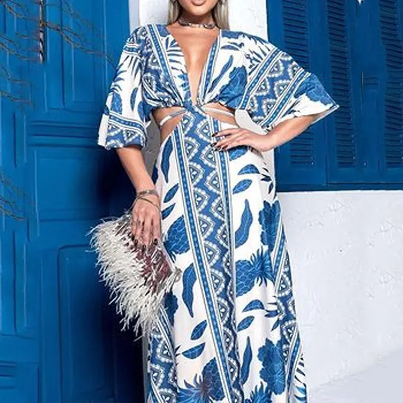 Vestido Maldivas Azul
