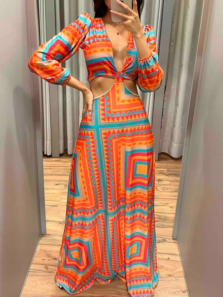 Vestido Maldivas Laranja