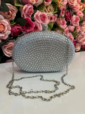 Bolsa Cristal Prata