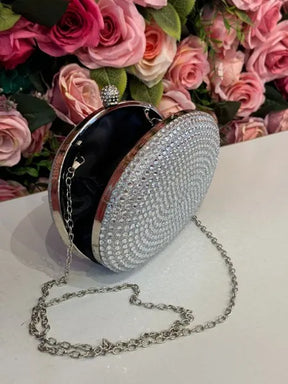 Bolsa Cristal Prata
