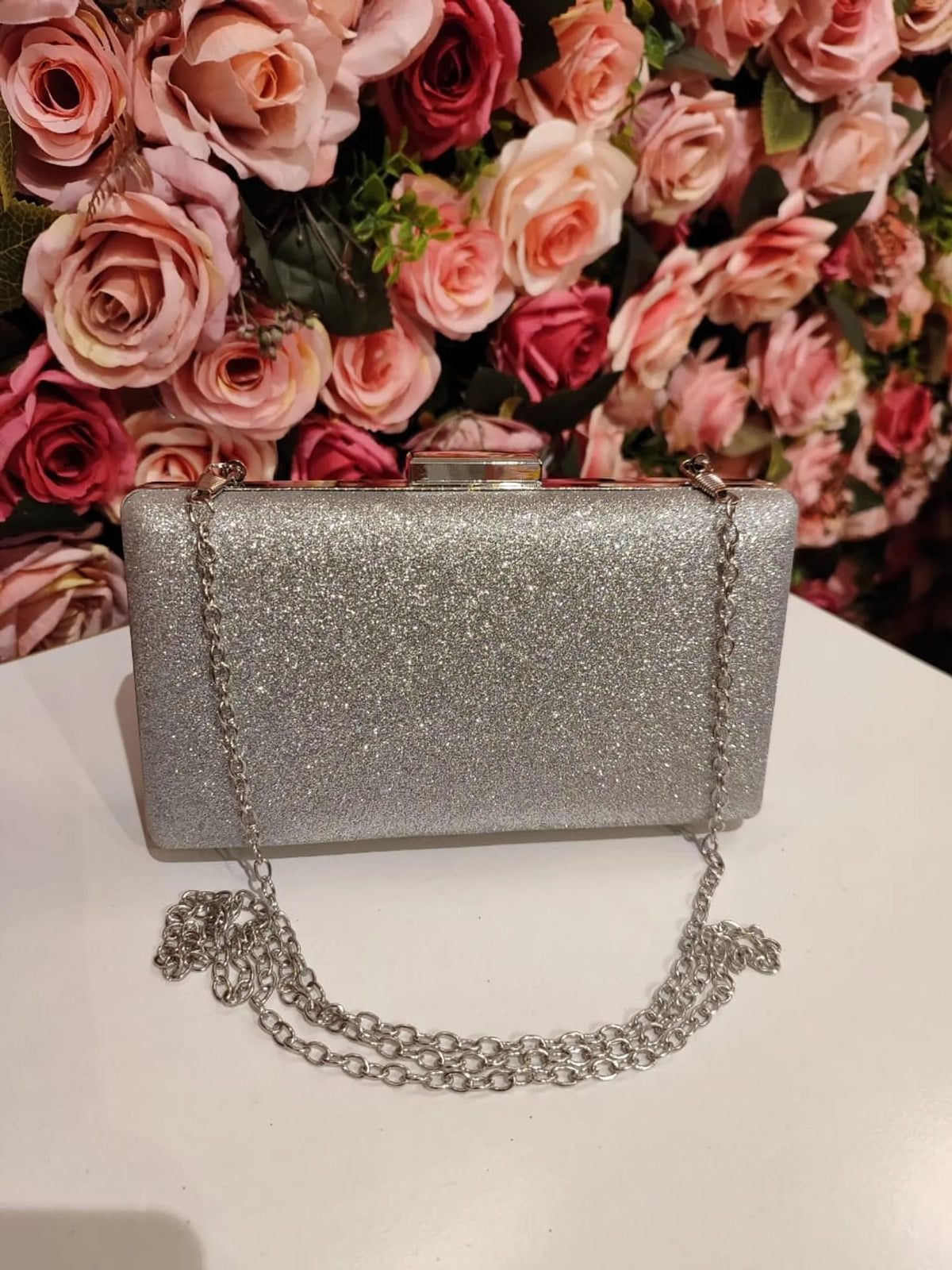 Bolsa Abigail Prata Retangular