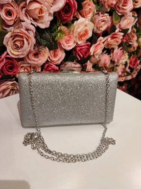 Bolsa Abigail Prata Retangular